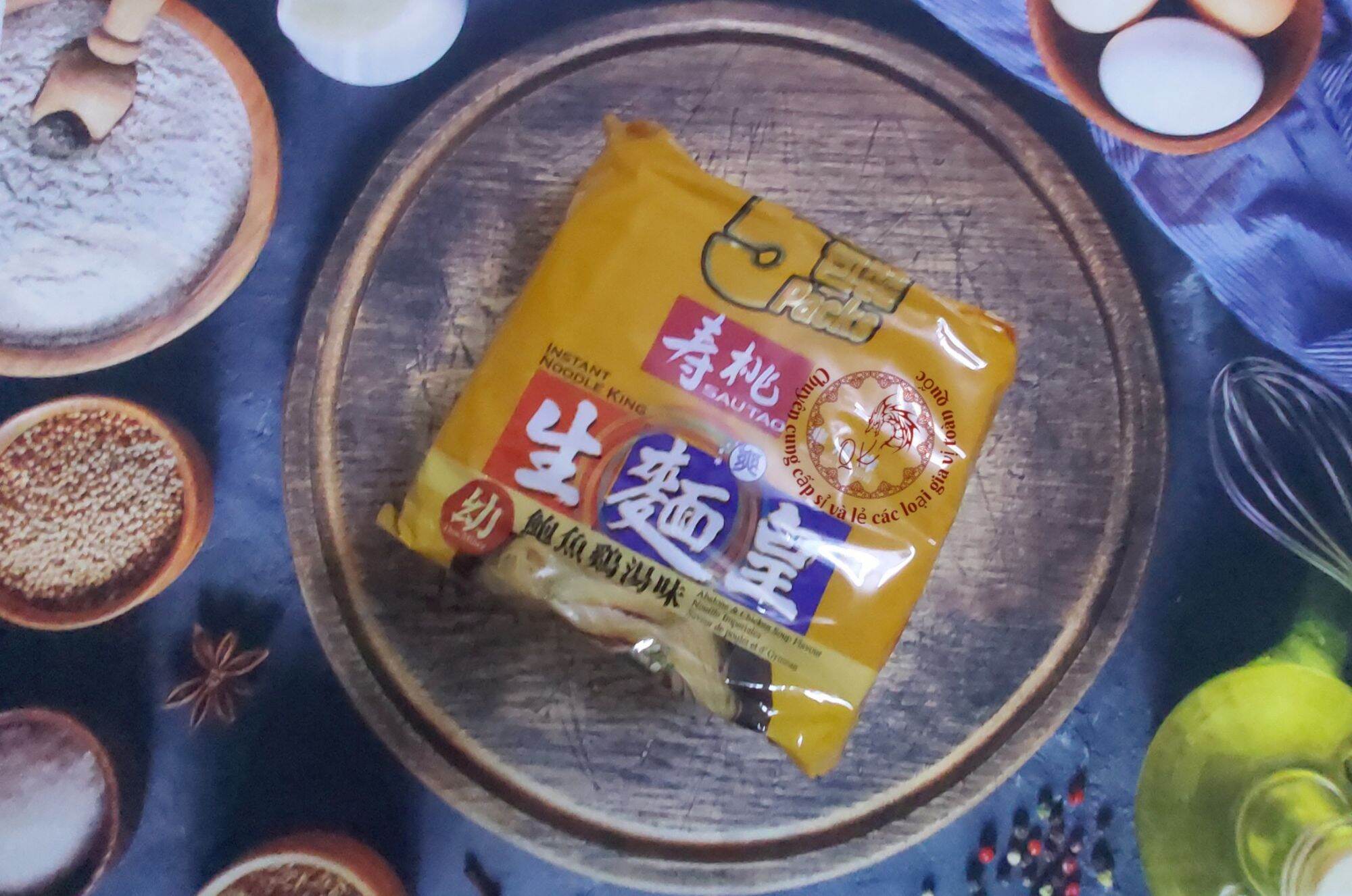 Mì ăn liền hong kong sautao 350gr   - sautao instant noodle king