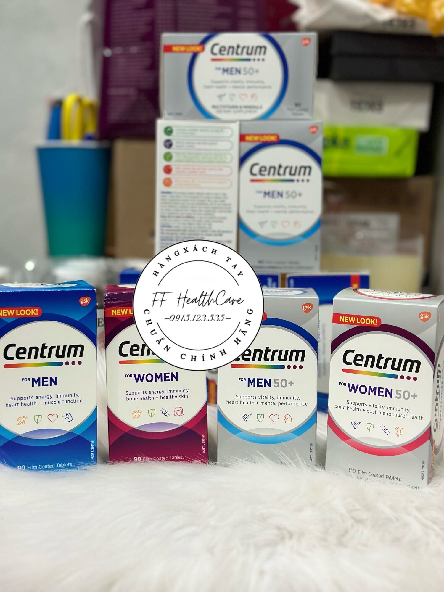 Viên Uống Vitamin Tổng Hợp Centrum Multivitamin 90 Viên Chính Hãng Mỹ