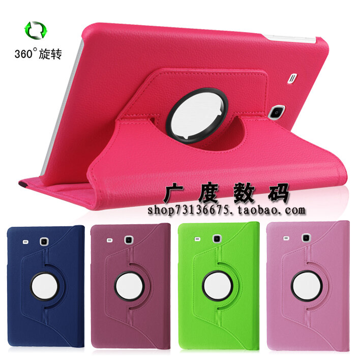 Samsung Galaxy Tab E SM-T560 9.6-Inch Tablet Protective Case T561 Leather Case Rotating Protective Case