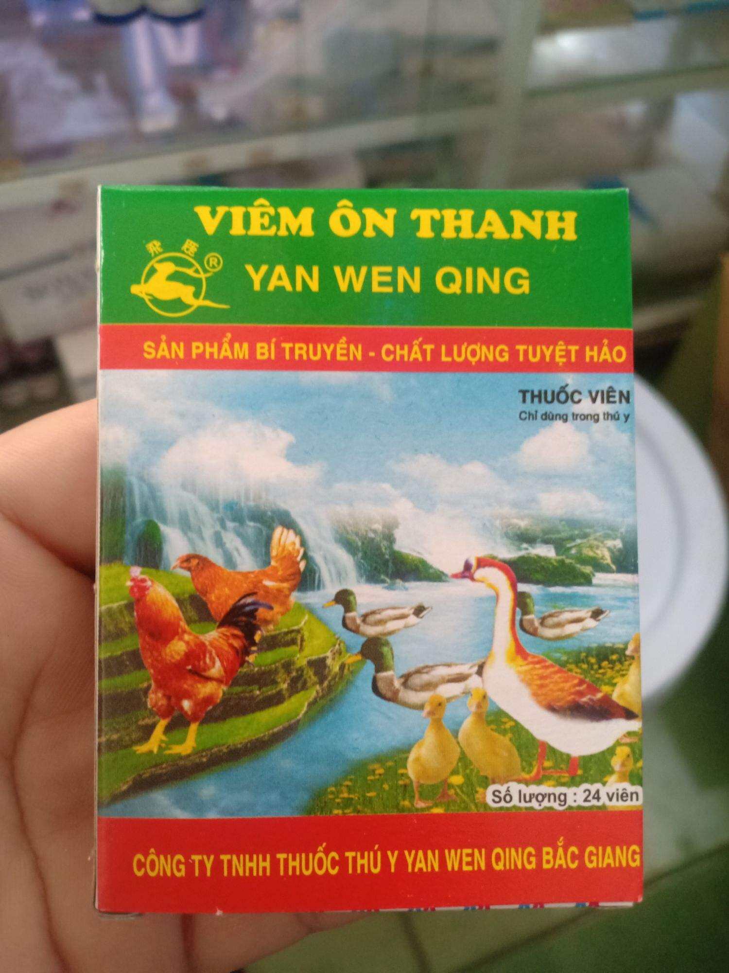 Combo 5 hộp (5x24 viên) Viêm ôn thanh cho gia cầm