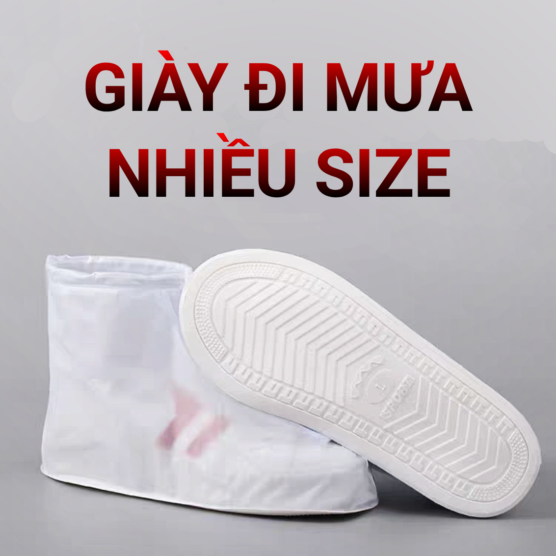 Bọc giày đi mưa, ủng đi mưa có đế chống trơn trượt