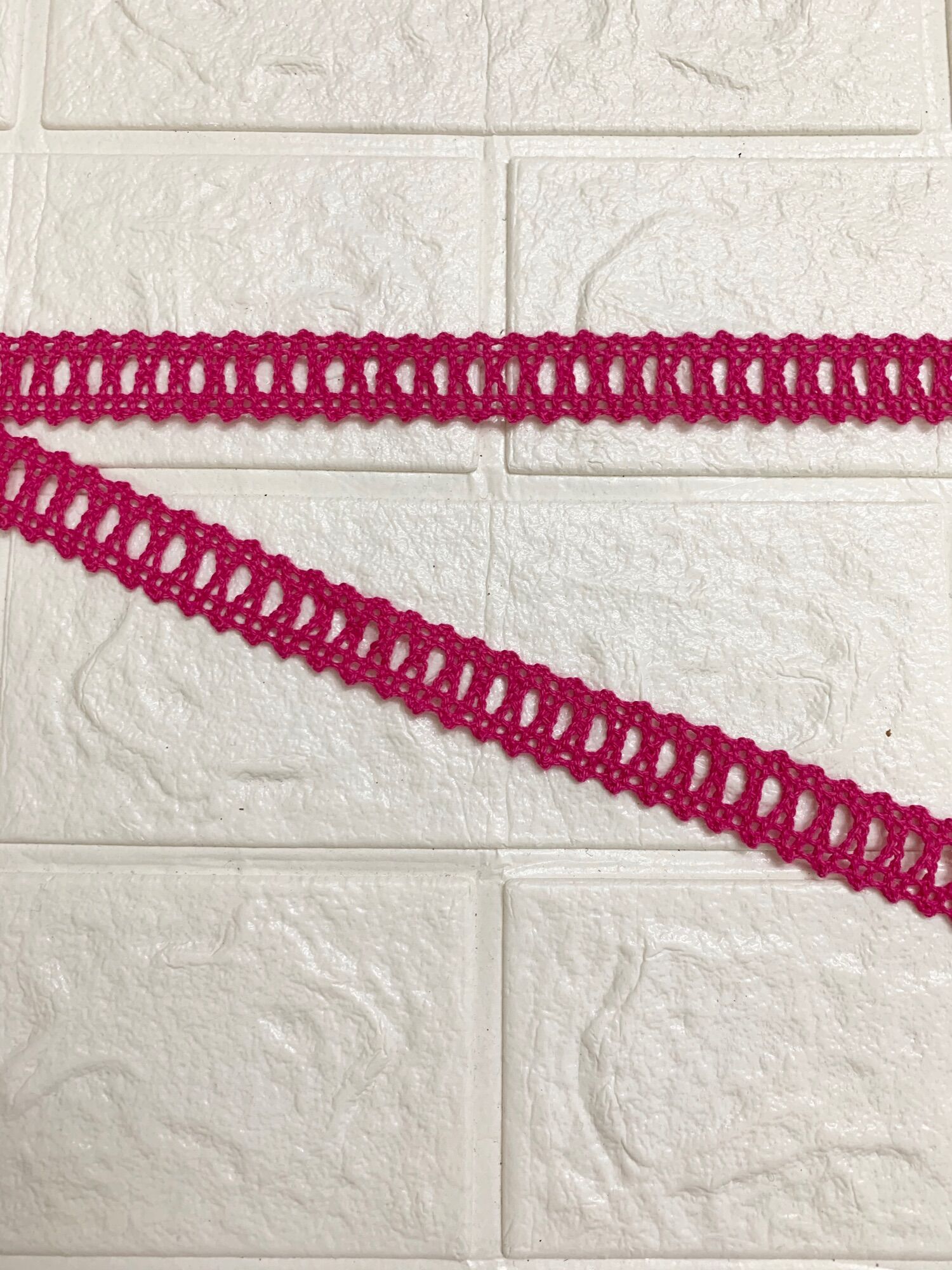 Ren viền trang trí ren chỉ cotton ren chỉ bóng trang trí quần áo đồ ...