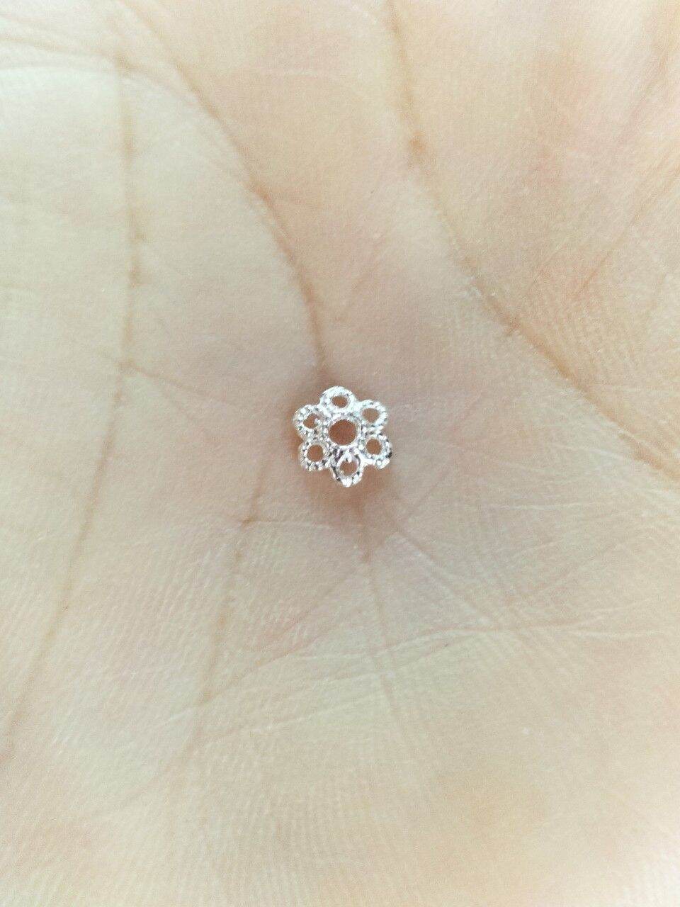 Charm ốp hoa 6li 8li 10li bạc 925 nhiều mẫu vĩnh viễn bảo hành