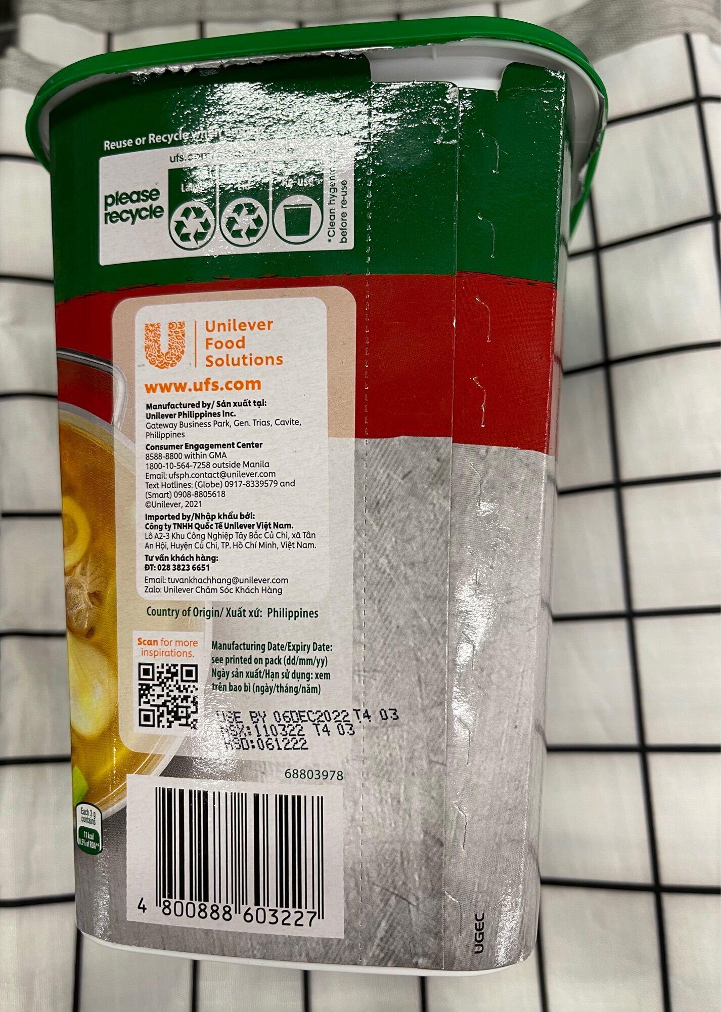 BỘT SÚP NỀN THỊT BÒ KNORR / BEEF BROTH BASE 1.5KG