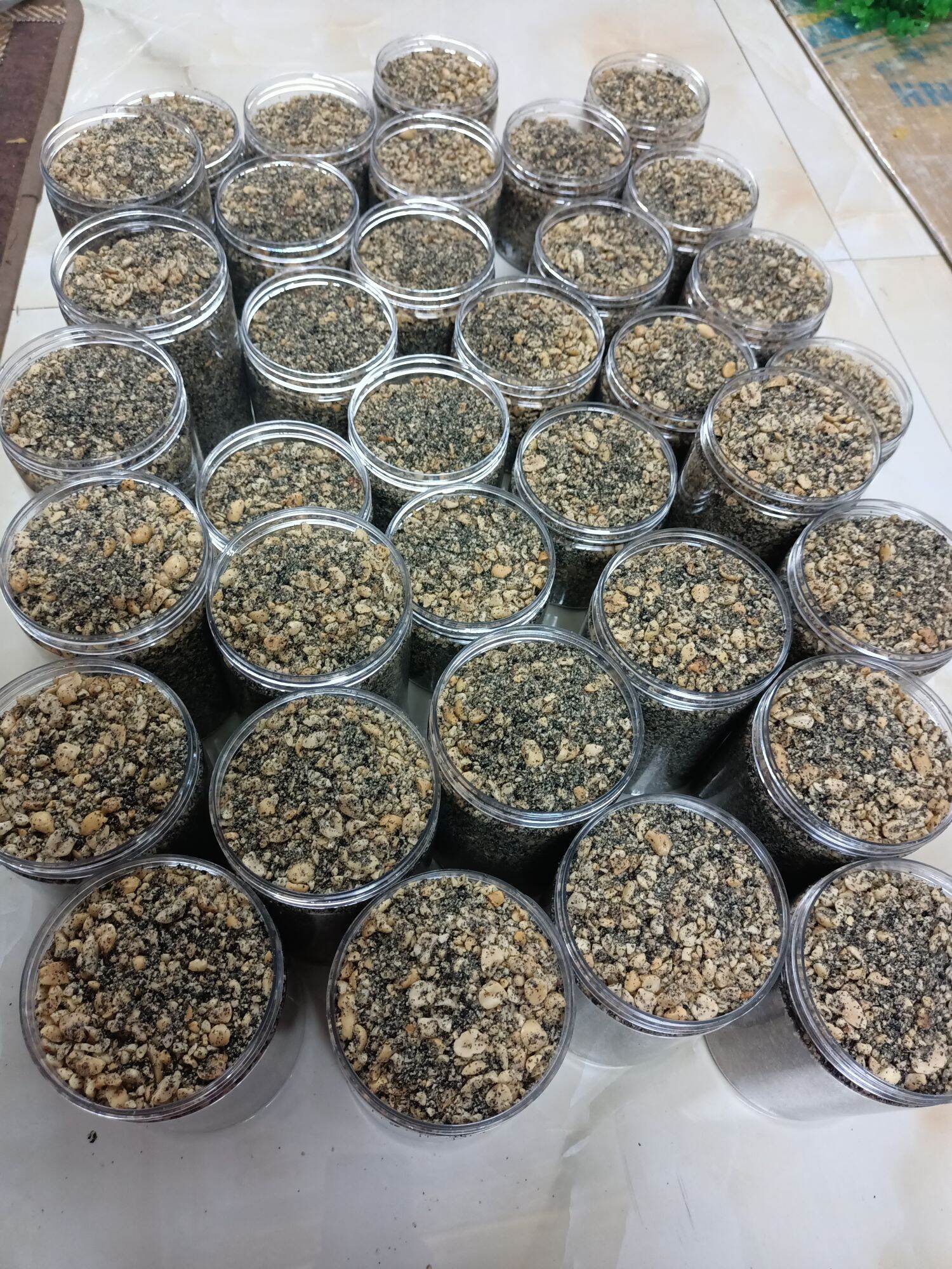 500g muối lạc vừng chay  (Lạc đỏ vừng đen)