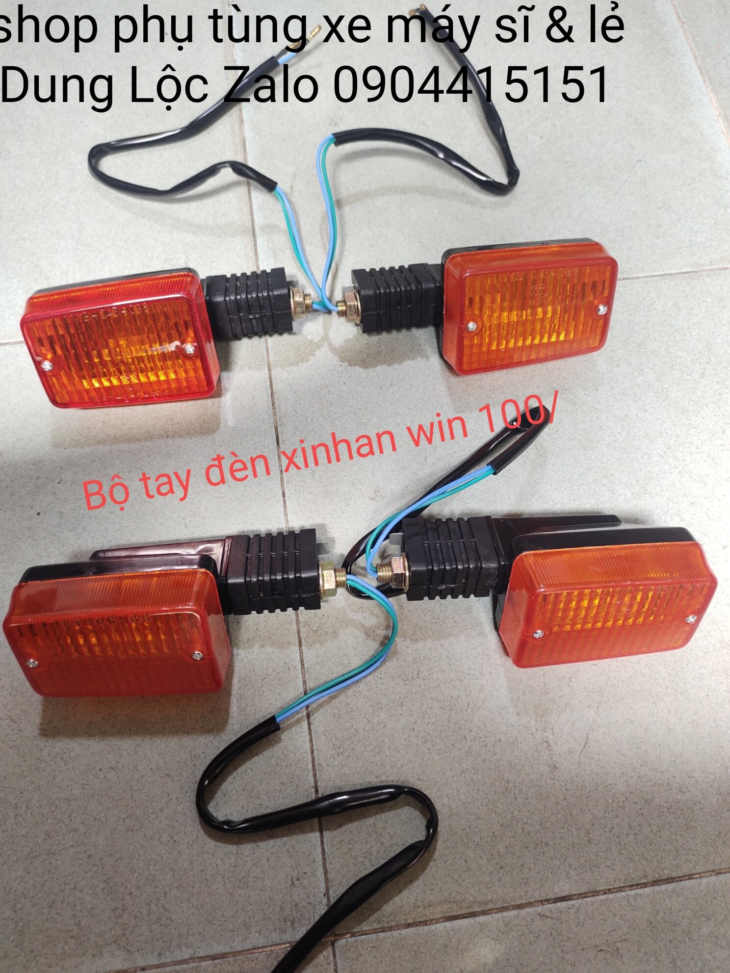 Bộ xinhan trước và sau honda win 100cc