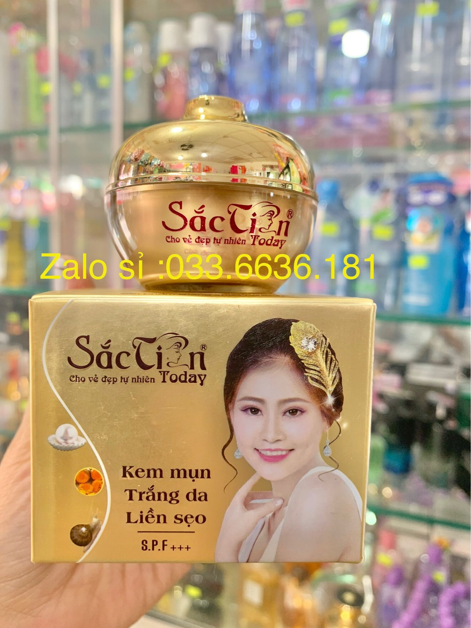 Kem sắc tiên giảm mụn - trắng da - liền sẹo hủ 8g chính hãng