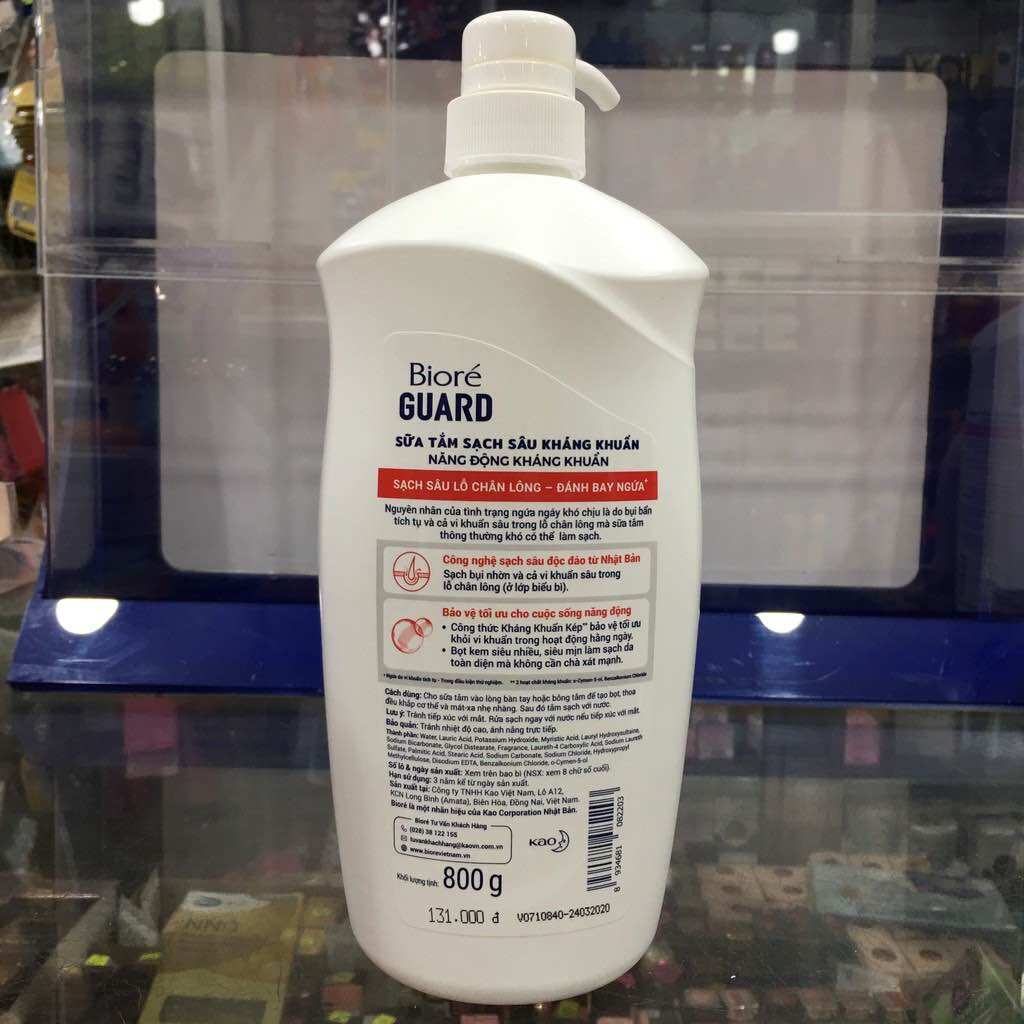Sữa Tắm Biore 800g Thanh Mát 800g ( Chọn Hương)