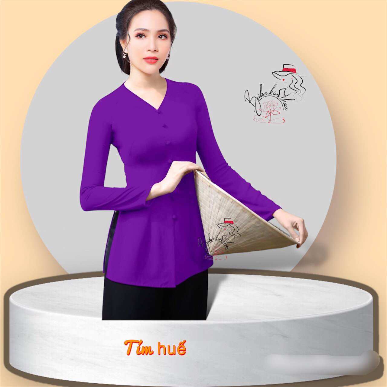 Bộ bà ba trơn -áo kèm quần