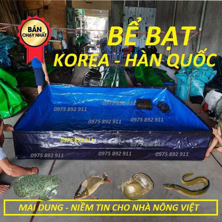 Bể bạt nuôi ốc ếch cá lươn chạch - korea hàn quốc, dầy xịn