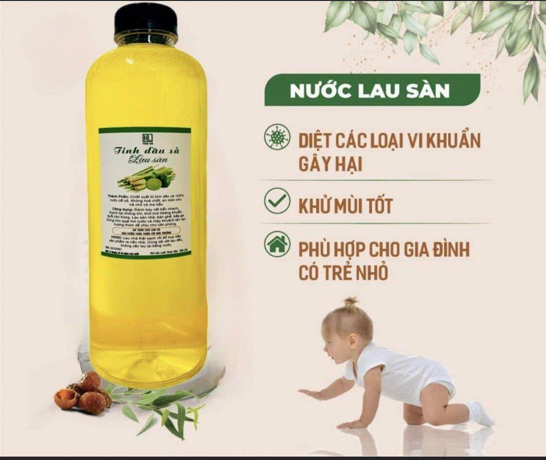 Nước lau sàn hương xả chanh chai 1000ml