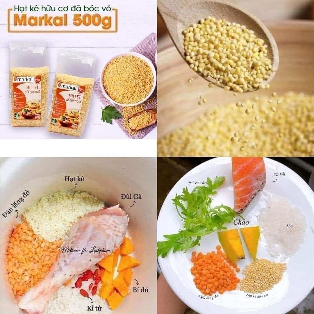 Hạt Kê Tách Vỏ Hữu Cơ Bio Markal 500g