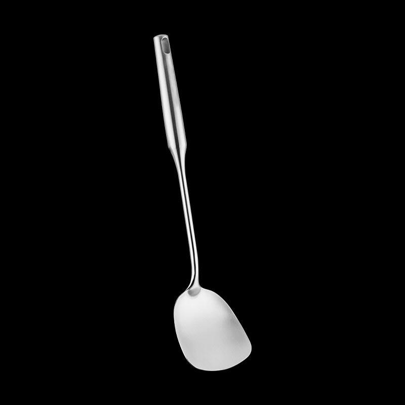Xẻng nấu ăn inox 304 đức bộ dụng cụ nhà bếp xẻng nấu ăn muôi canh xẻng nấu ăn muôi có lỗ nhà bếp gia dụng chảo chống dính