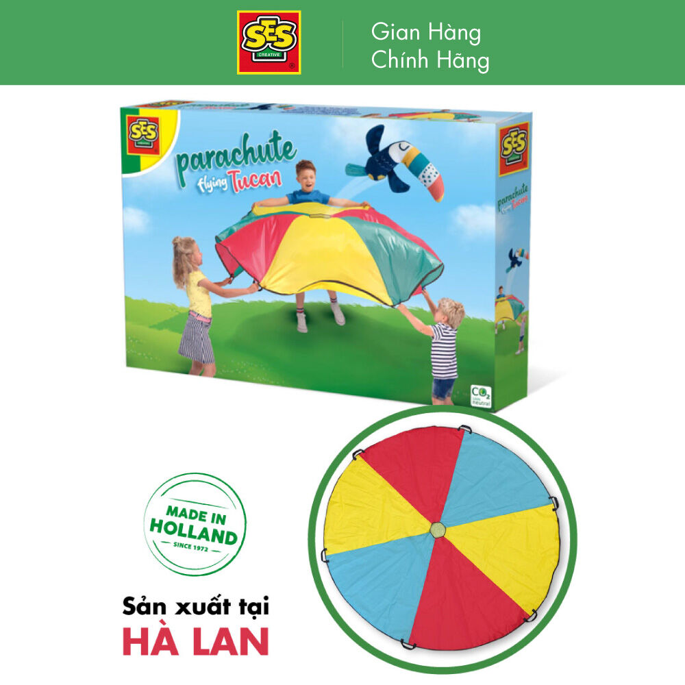 Đồ chơi ngoài trời parachute flying toucan - ses creative