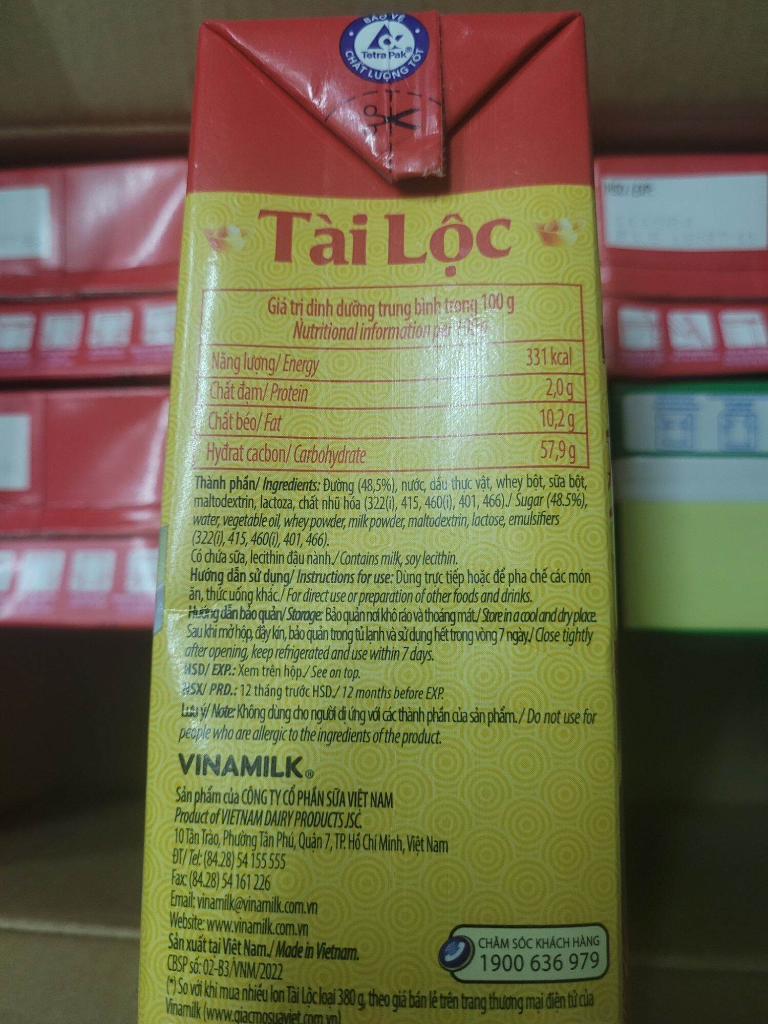 Sữa đặc có đường Tài Lộc