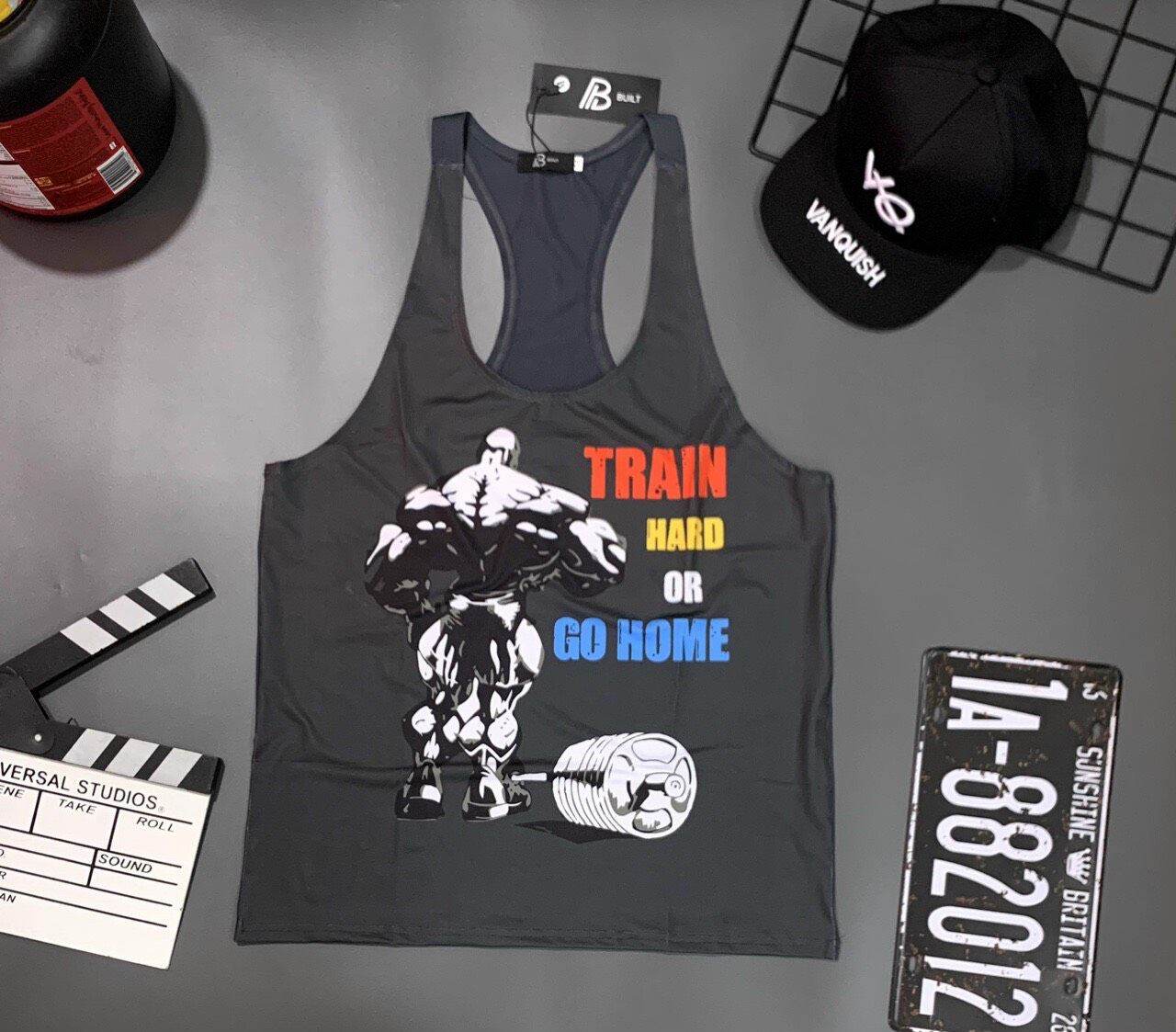 [giảm sốc] Áo ba lổ gym nam phom body cực chất