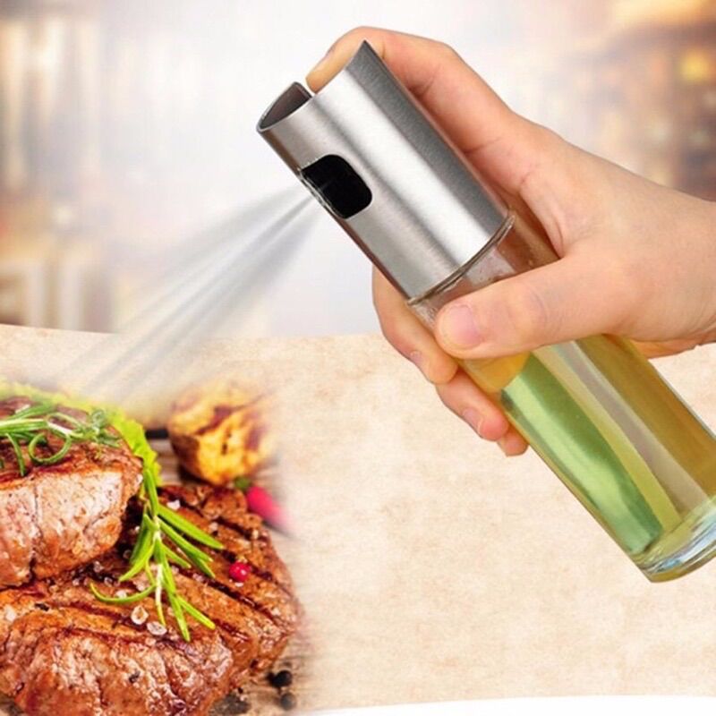 Chai xịt thủy tinh đựng dầu, dấm