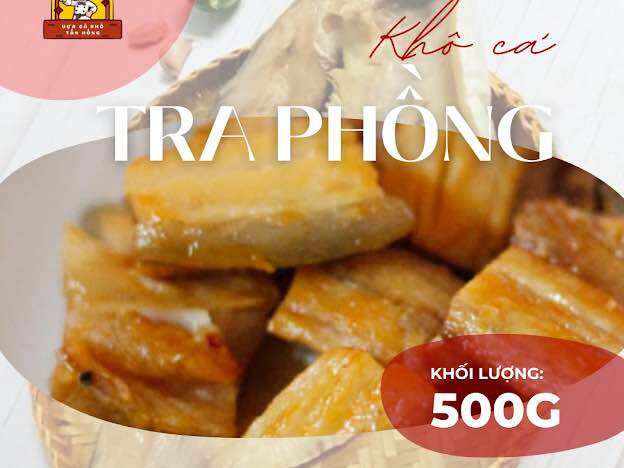 [Túi 500gr] KHÔ CÁ TRA PHÒNG BIỂN HỒ