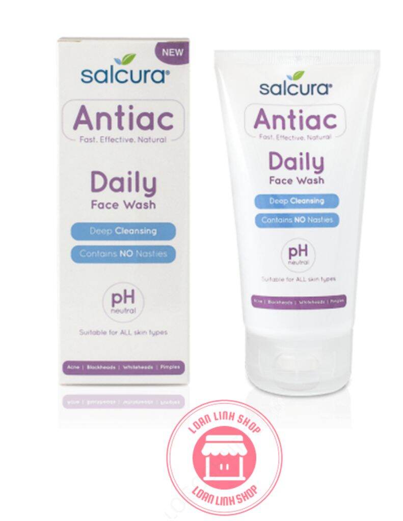 Sữa Rửa Mặt Ngăn Ngừa Mụn - Salcura Daily Antiac Face Wash - 150Ml