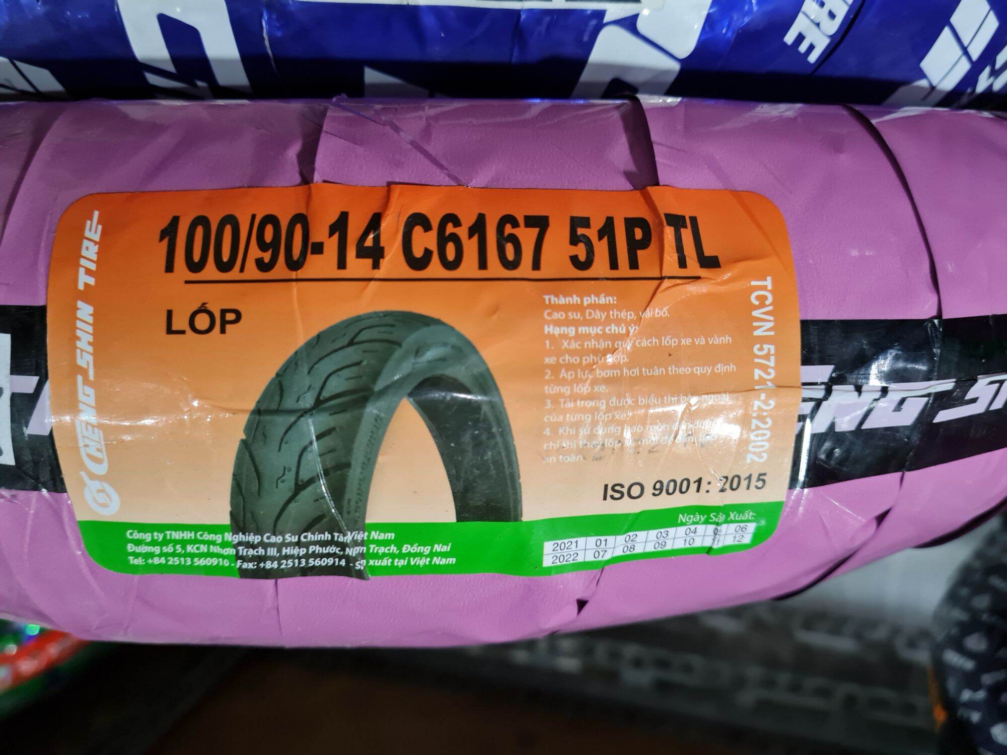 Lốp sau pcx, sh mode cheng shin 100/90-14