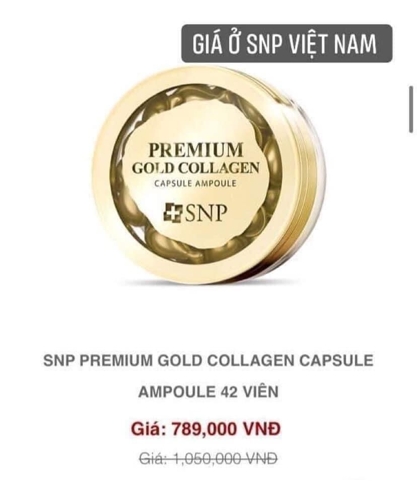 Viên collagen tươi SNP Hàn Quốc (Tặng kèm cặp mini dầu gội Nấm Truffle đa tầng Welaya)