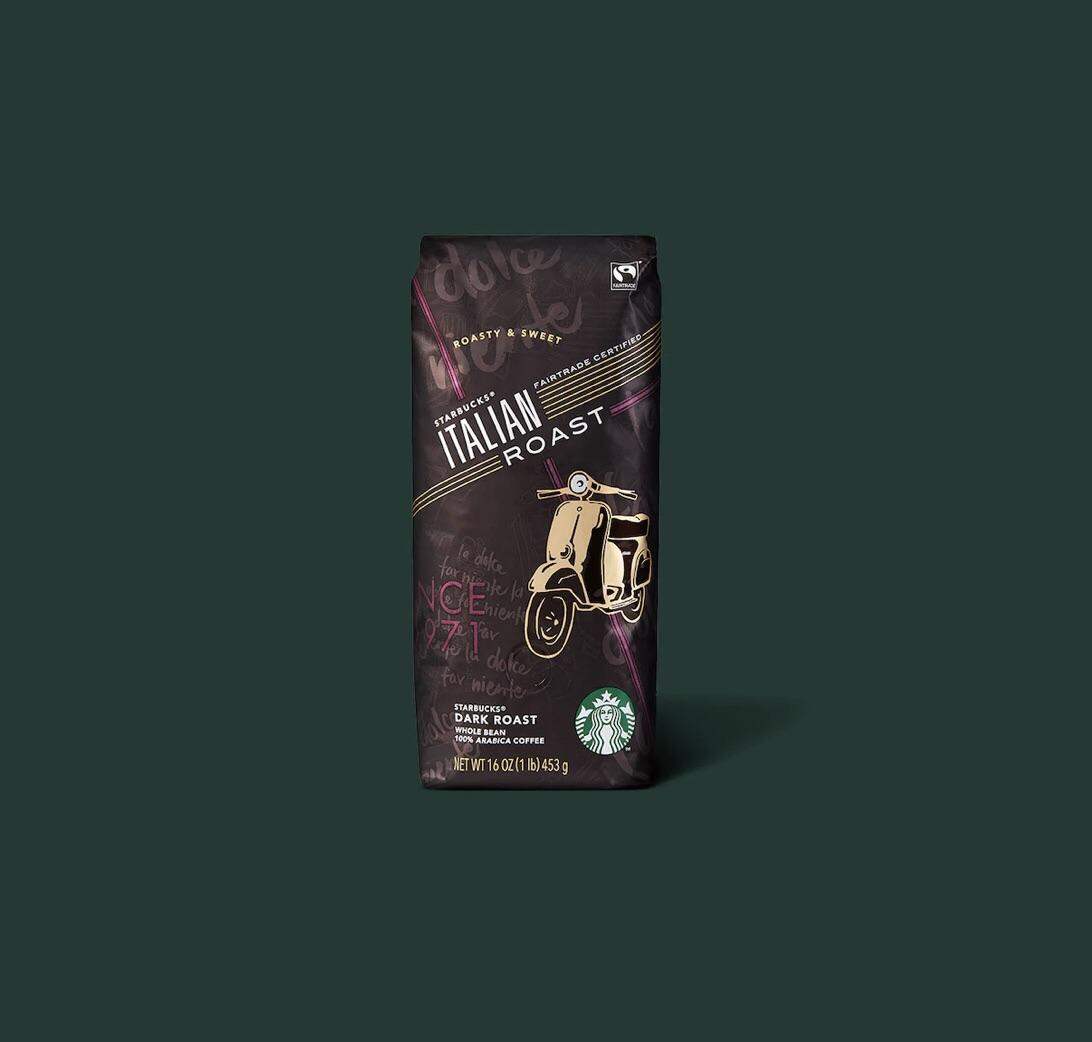 Cà phê hạt Starbucks Italian Roast 250g (100% arabica)