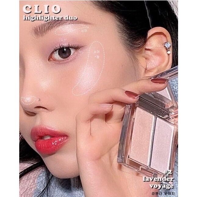 Phấn bắt sáng Clio Prims Highlighter Dou cho khuôn mặt sáng rạng rỡ