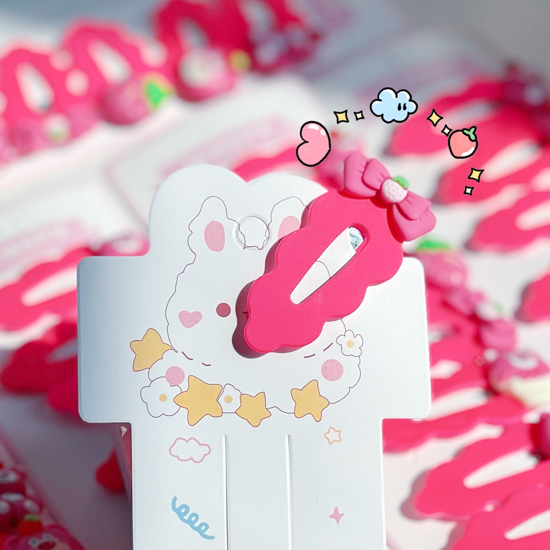 KẸP TÓC MÁI GẤU DÂU LOTSO