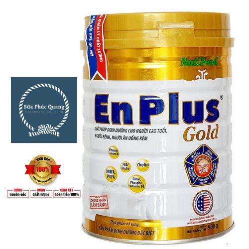 Sữa Nitufood Enplus Gold 900g dành cho người lớn tuổi, người ốm, người ăn uống kém