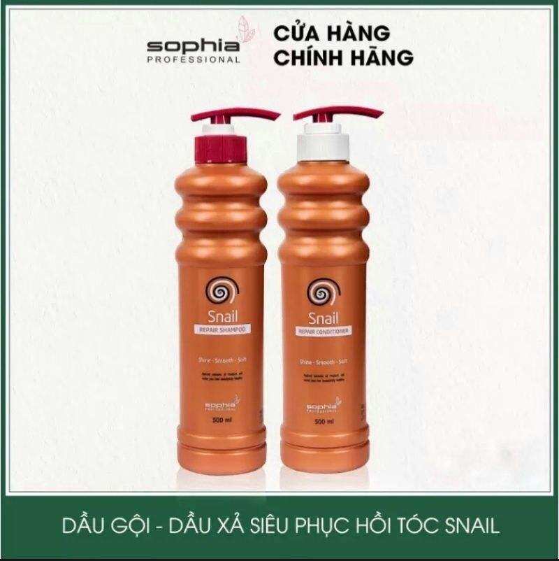 Dầu gội xả phục hồi tóc Snail Sophia