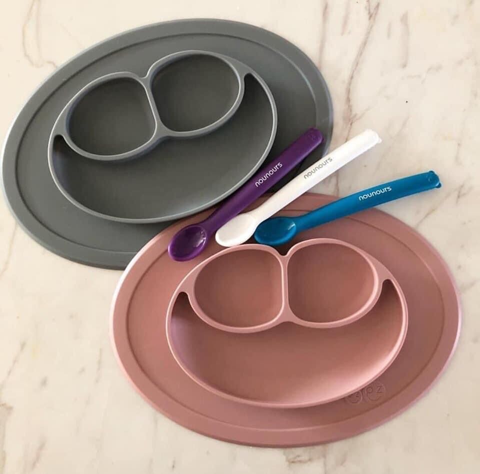 Muỗng ăn dặm silicon Nounours Hàn Quốc