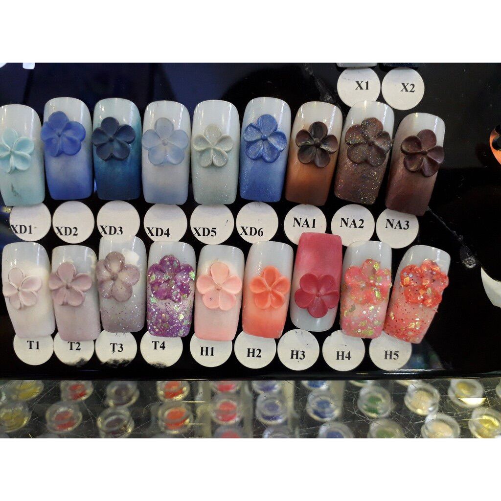 Bột Nổi Fol , Bột Đắp Hoa Nổi [ Khách chọn màu nhắn tin shop ạ]