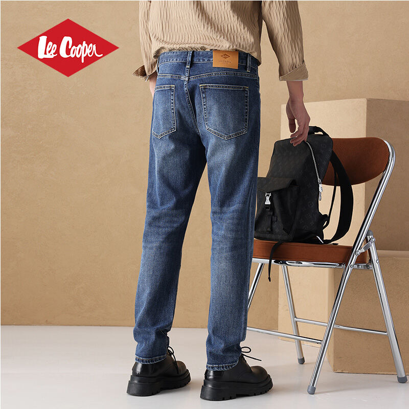 Lee Cooper | Quần Jeans Denim Đen Ôm Body Nam
