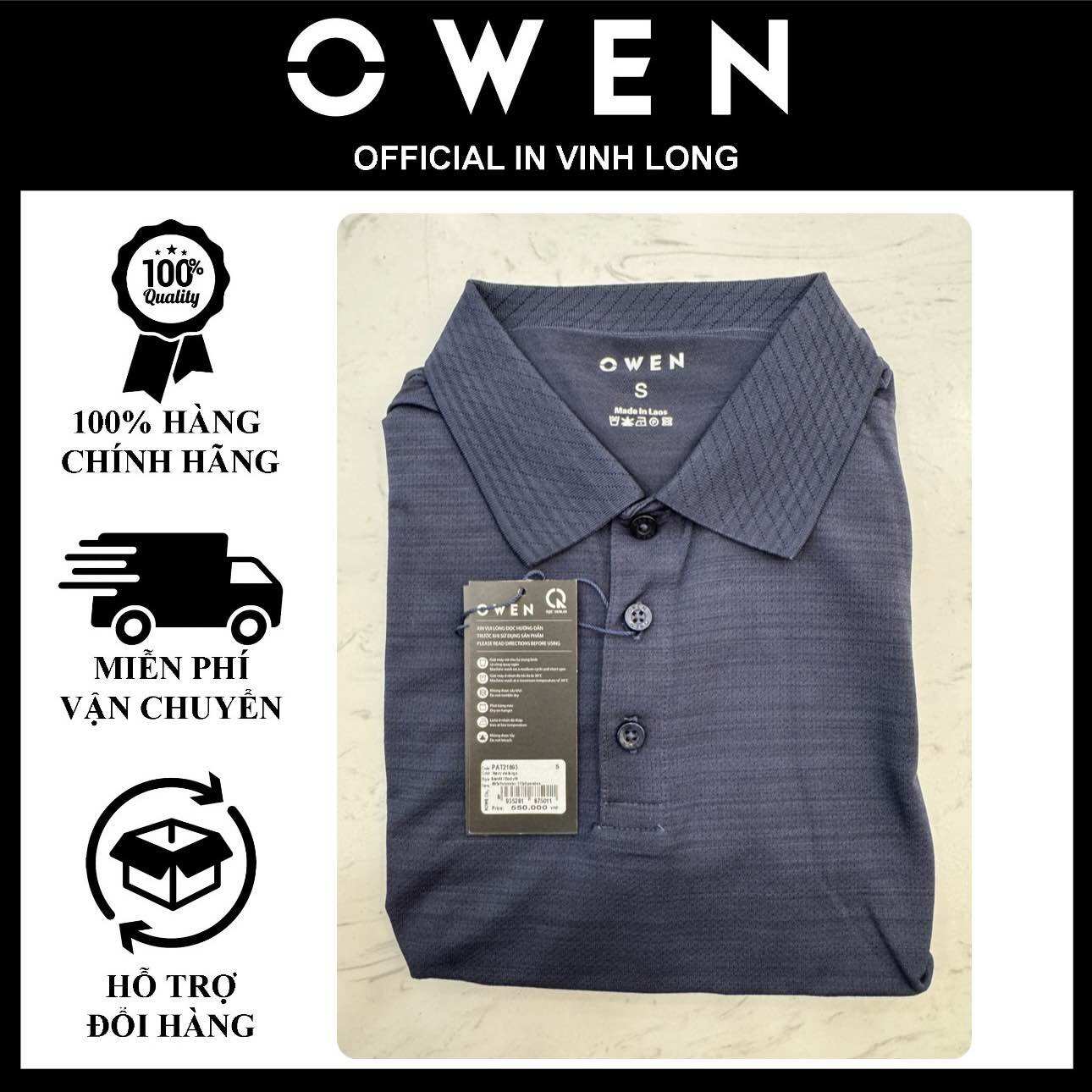 Áo Polo nam Owen form BodyFit còn size S