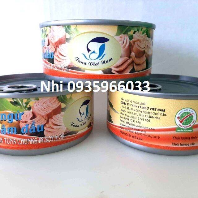 Cá ngừ ngâm dầu Skipjack/ Yellowfin Tuna Chunk 160gr/ lon