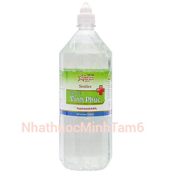 Nước muối Vĩnh Phúc Smiles (chai 1000ml)