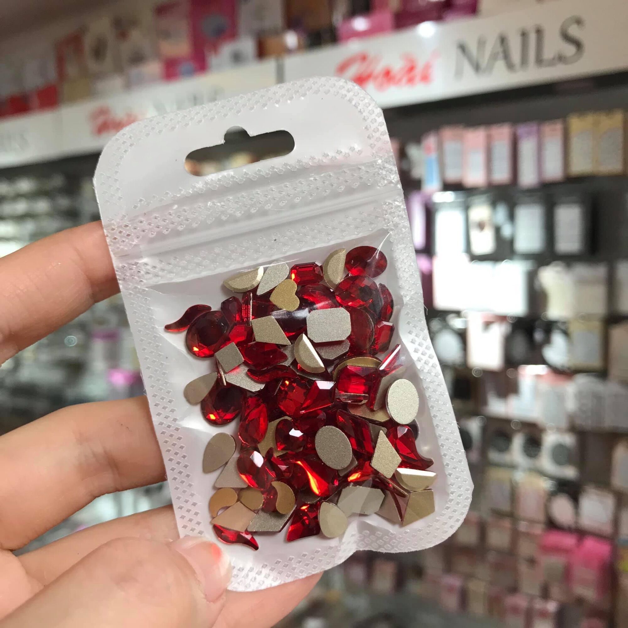 Set đá chân dẹt 100v Phụ kiện Nail