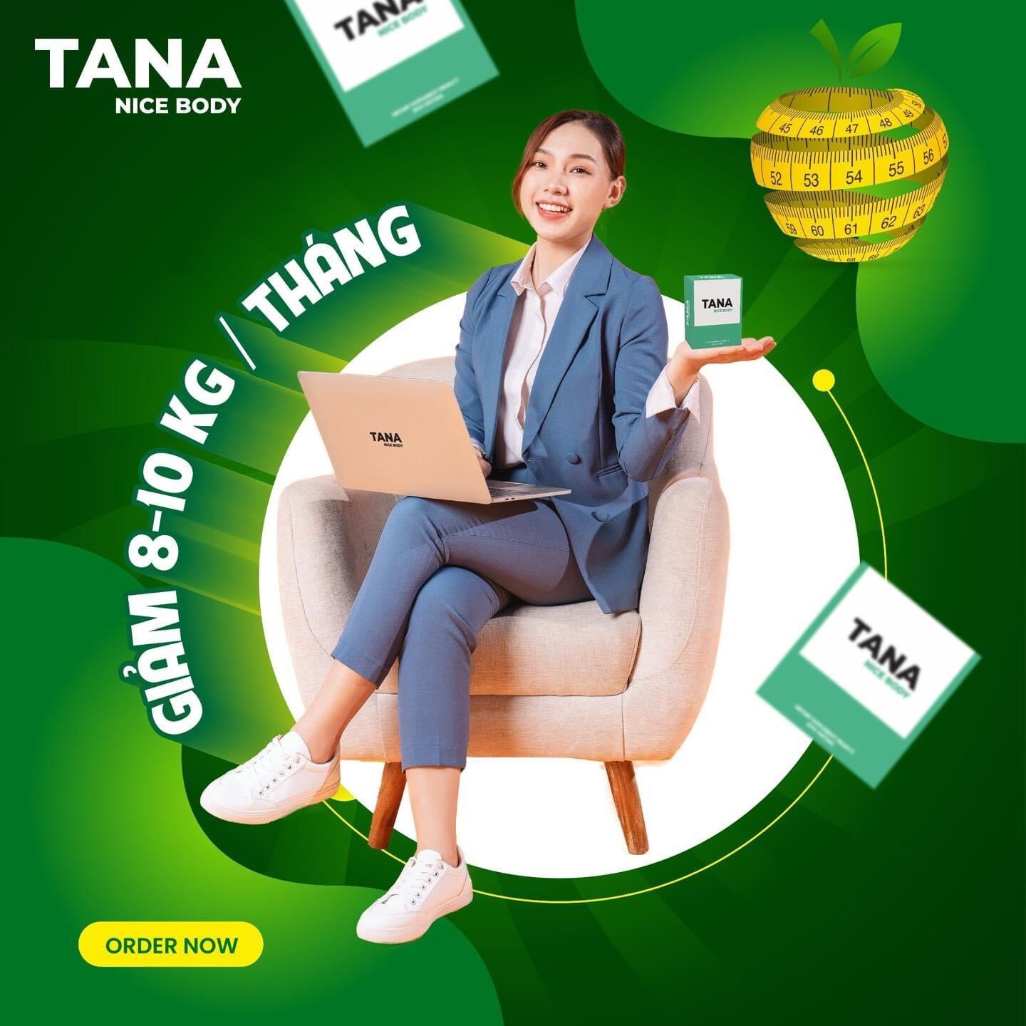 giảm cân cấp tốc Tana Nice Body 16 siêu mạnh