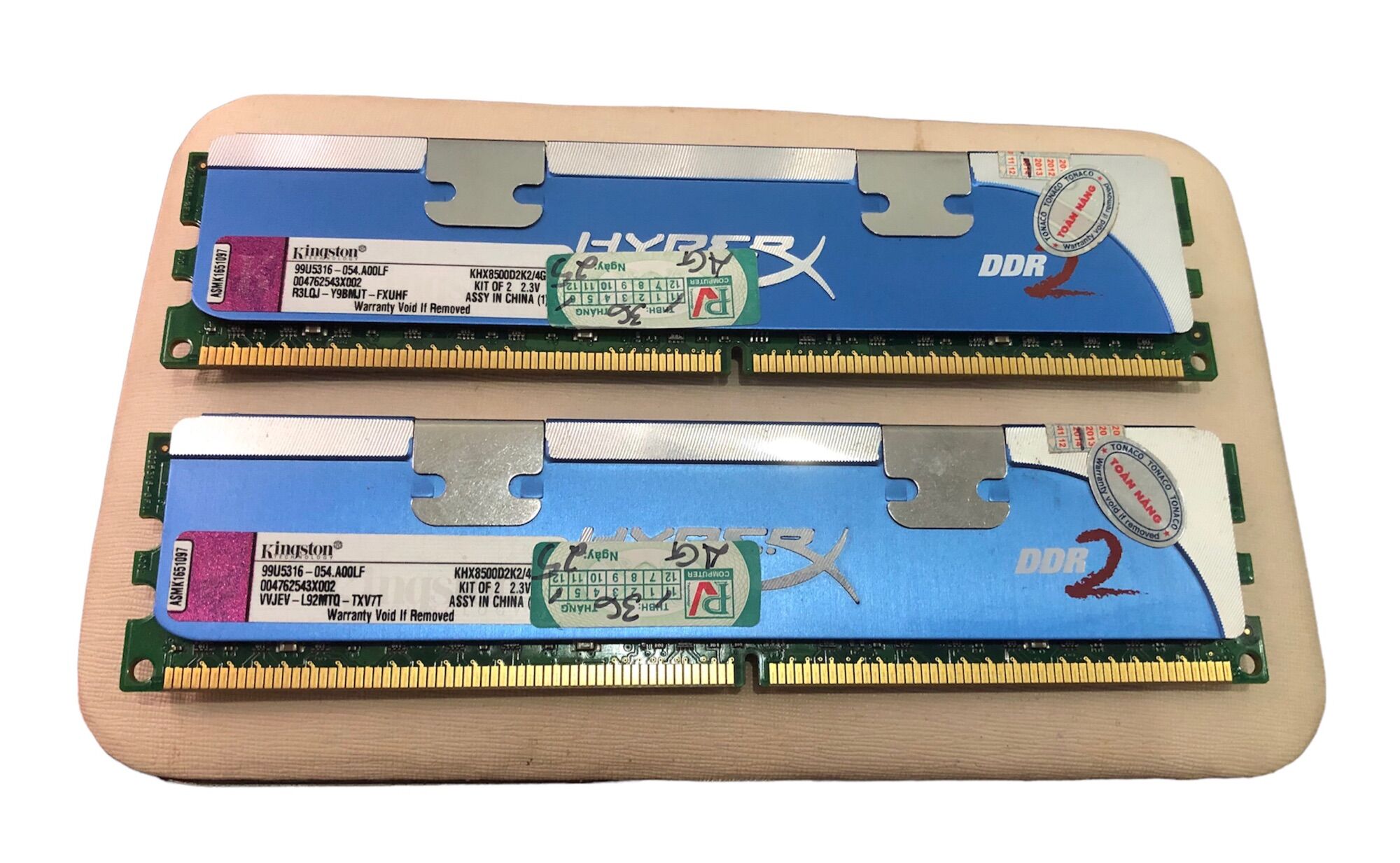 Ram ddr2 2gb tản thép bus 1066 siêu hiếm