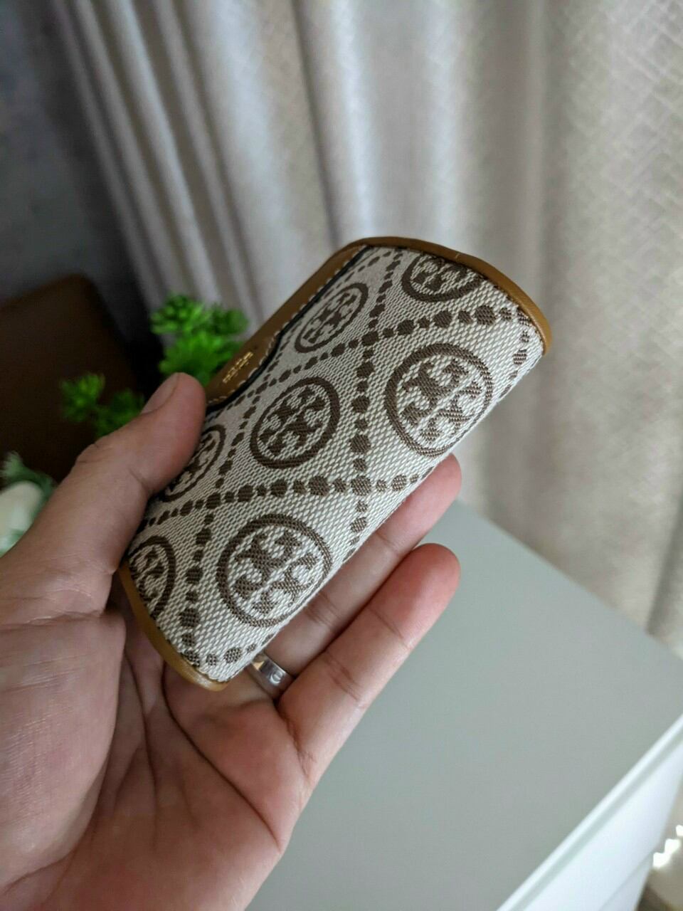Ví T0*ry T Monogram Jacquard 134523 siêu đẹp