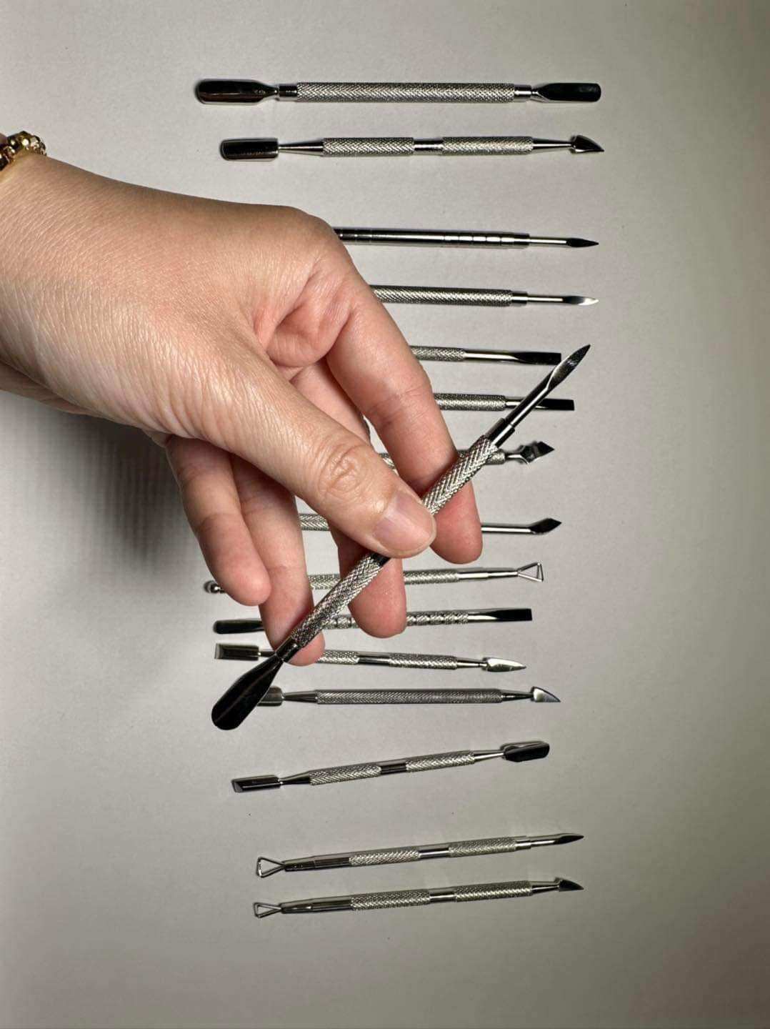 Sủi Đẩy Da 2 Đầu INOX , Đẩy Da Móng Tay Chân