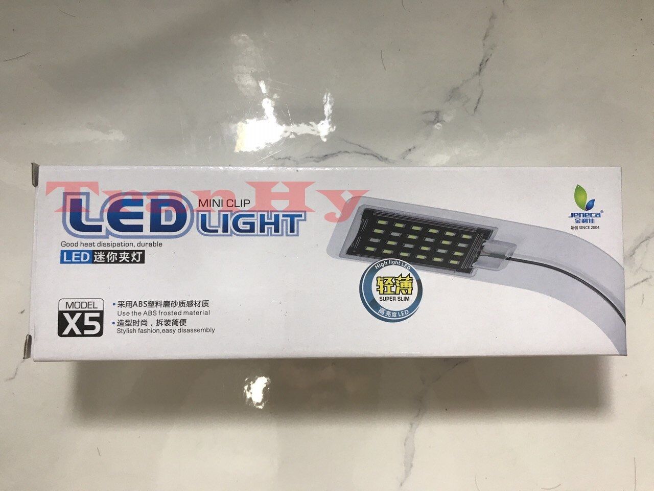 Đèn kẹp LED X5 10W dùng cho hồ cá, hồ tép cảnh, đèn led thủy sinh