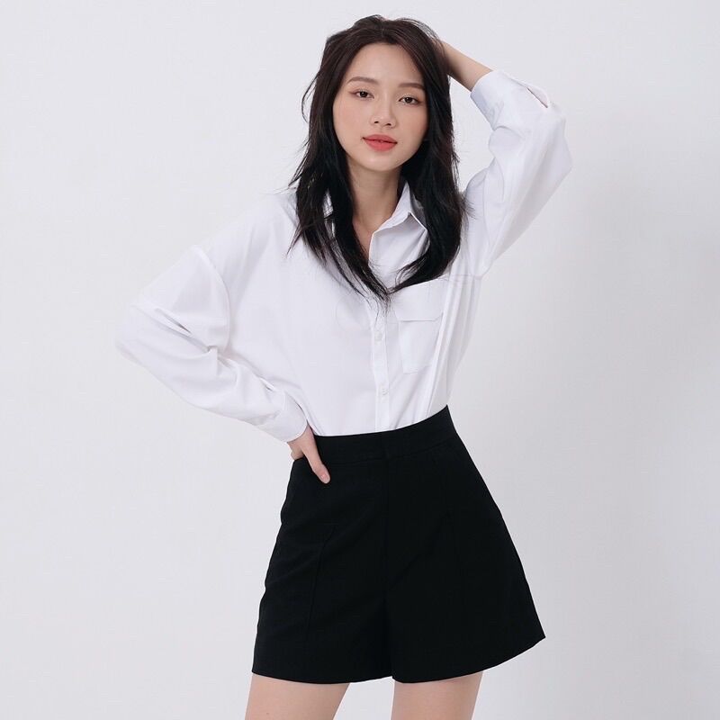 Ovia Shirt-Áo sơ mi tay dài by Ellyclothing