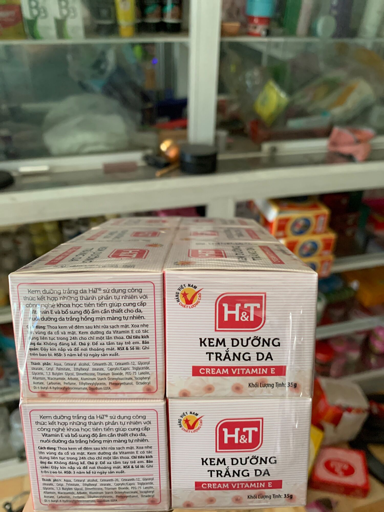 Kem Trắng Da Vitamin E H&T