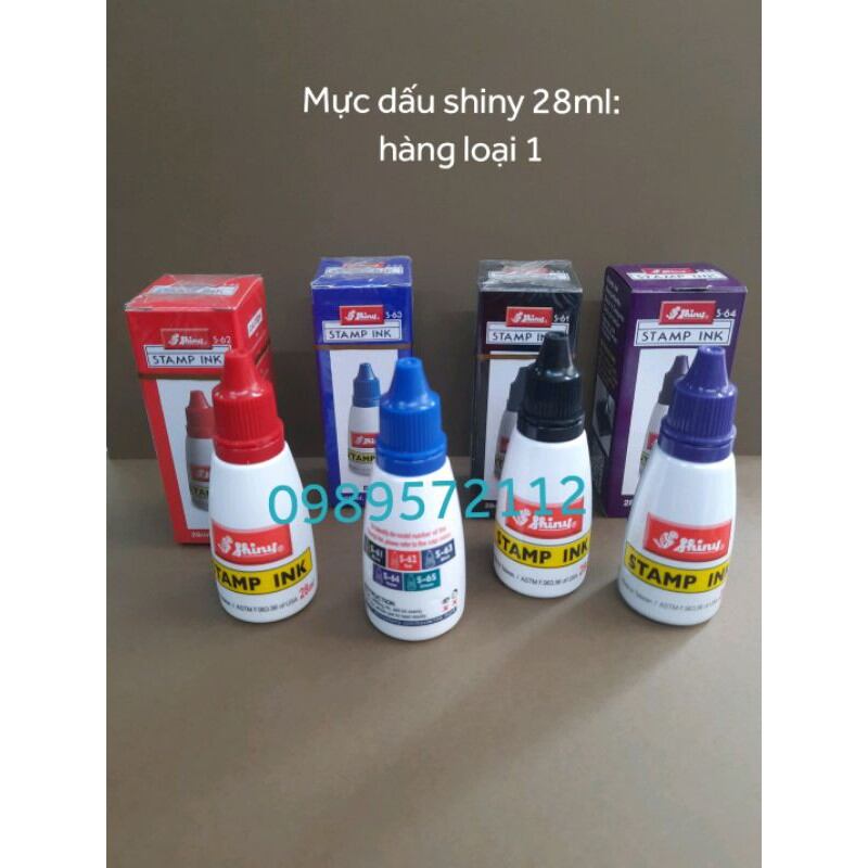 Mực dấu shiny 28ml (1 lọ).