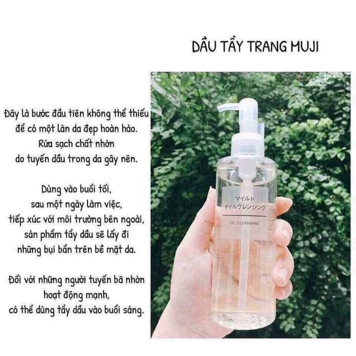 Dầu tẩy trang muji 200ml Nội địa Nhật