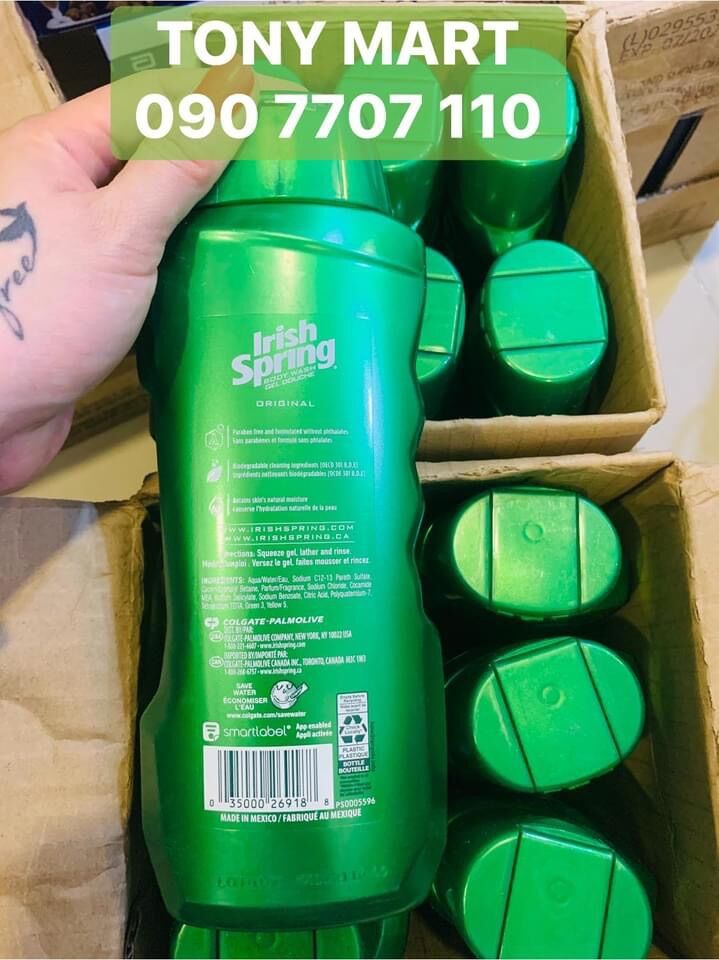 SỮA TẮM NAM IRISH SPRING 532ML