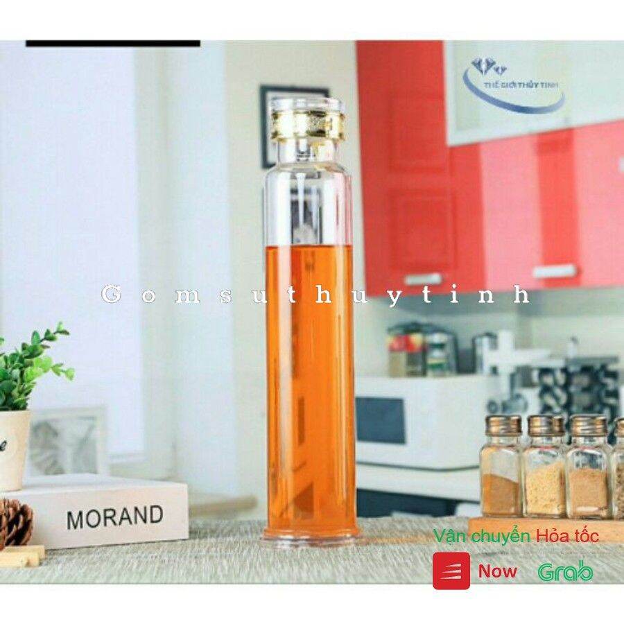 Bình Ngâm Thủy Tinh Nhân Sâm 2.5 Lít Có Khoá Cao Cấp.