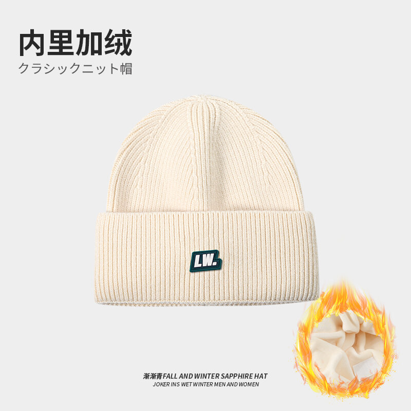 Mũ Dệt Kim Uni Bằng Dần Dần Màu Xanh Lá Cây Phong Cách Giản Dị Chất Liệu Len Chủ Đề Mùa Thu Đông Áp Dụng Cho Nam Giới Phụ Nữ Cặp Đôi