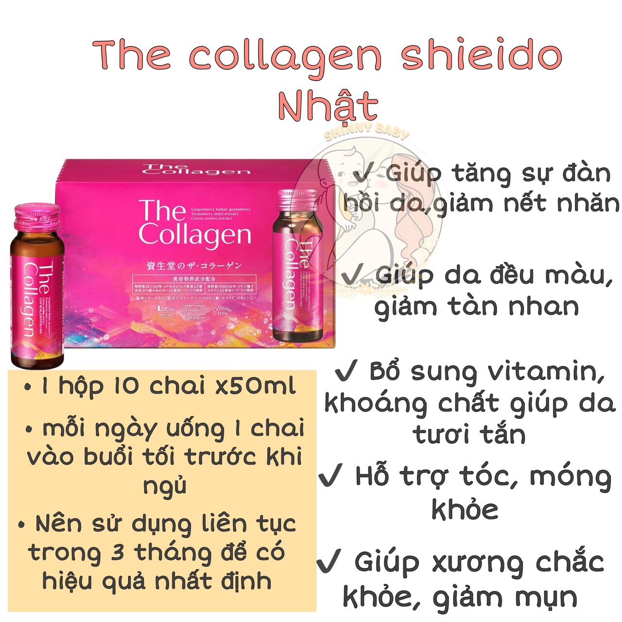 Date 4 24- The collagen shieido Nhật chống lão hóa